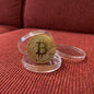 Συλλεκτικό Bitcoin (BTC) κρυπτο νομισμα σε θήκη